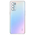 Oppo Reno 5 4G Middle Frame Housing With Power and Volume Buttons and Camera Lens Body Casing Replacement For Reno 5 4G - Silver. 