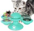Cats Toy Interactive Cat Toys For Indoor Kitten Balanced Tumbler With Feather Teaser Bell Ball For Chasing Reducing Boredom. 