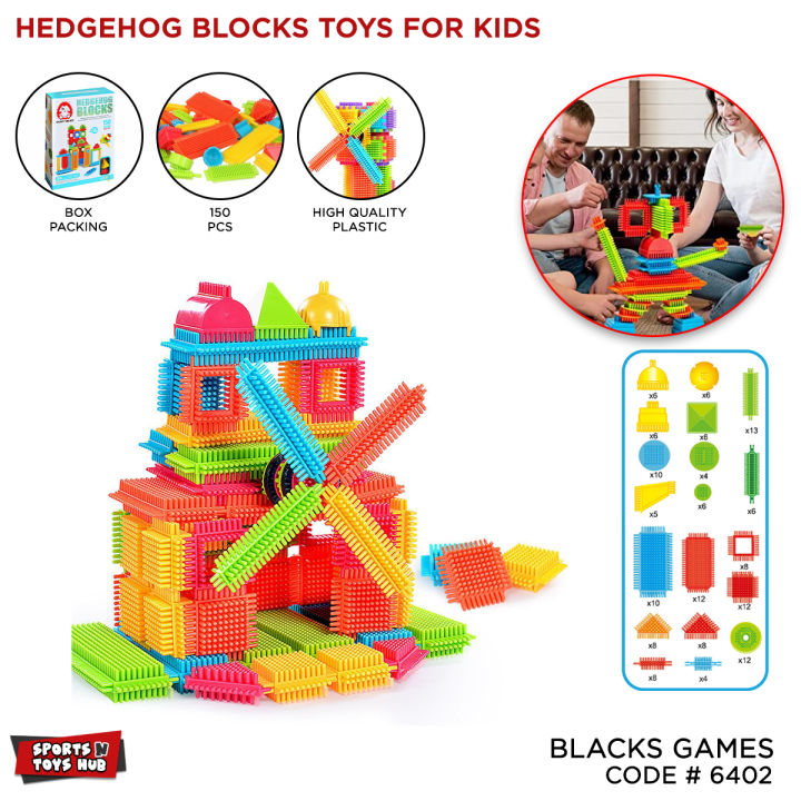 Hedgehog Blocks - Building Blocks DIY For Kids