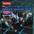 Lenovo LP6 Game Headset BT5.0 Wireless Earphones 65ms Low Latency DSP Noise Reduction Game/Music Dual Mode In-ear Earbuds for Gamers Sports. 
