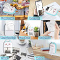 YIERYI Mini Printer, Portable Thermal /Inkless Printer, Bluetooth Smart Printer for Pictures/Notes/Lists/Label/ Memo. 