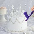 Candy Bead Application Tool Easy Precise Cake Decorating with Faux Pearl Applicator 4 Sizes Nozzle Included Food Grade Plastic Material Perfect for Desserts Plastic Faux Pearl Applicator. 