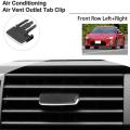 Front Left/Right Air Vent Outlet Tab Clips, AC Vent Adjustment Buckle Repair Kit for Toyota Corolla 2009-2013. 