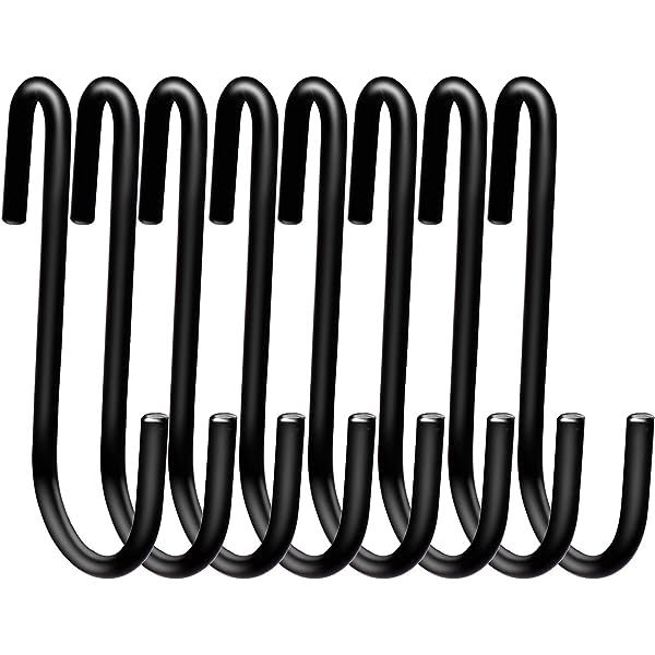 12 Pcs Set Stainless Steel S Shaped Hooks Kitchen S Type Hooks Hangers For Pans Pots Utensils Clothes Bags Plants customize