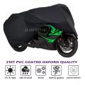 AKE - Heavy Bike Anti Scratch Motorcycle Top Cover - Oxford PVC Coated Waterproof in Multiple Sizes 7Ft, 8Ft, 9Ft, 10Ft. 
