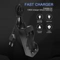 18650 Battery Charger US/EU Plug 2 Slots Smart Charging Safety Fast Charge 18650 Li-ion Rechargeable Battery Charger. 