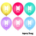 BTS BIRTHDAY PARTY DECORATION 52 PCS SET BALLONS CAKE TOPPER WITH FREE STICKER. 