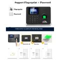 5YOA Biometric Fingerprint Time Attendance Machine Clock Recorder Employee Digital Electronic English Voice Reader Machine - No Need Software attendance machine. 