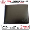 Genuine 100% Cow Leather 16 Card Holder Slim Wallet for Men. 