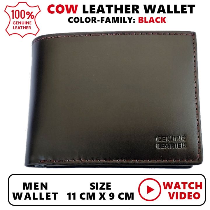 Genuine 100% Cow Leather Men's Wallet 16 Card Holder Pocket Slim Stylish Leather Wallet For Men