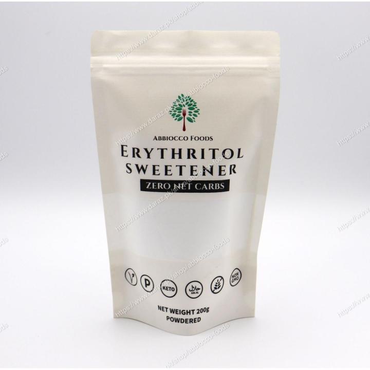 Premium Erythritol Sweetener Abbiocco Foods - KETO - 1kg - Powdered