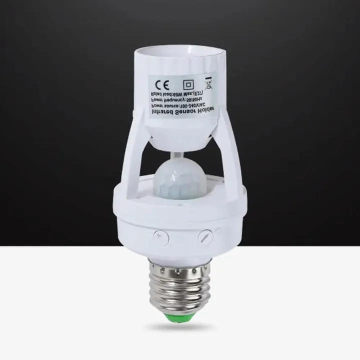 "360%C2%B0%20Smart%20PIR%20Motion%20Sensor%20Bulb%20Holder%20%7C%20Automatic%20E27%20Light%20Socket%20Adapter%20with%20Adjustable%20Timer%20&%20Lux%20Control%20%7C%20Energy%20Saving%20Lamp%20Base%20for%20Home%20&%20Office"%20-%20Image%202