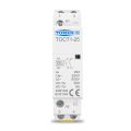 2X TOCT1-25 2P 25A 220V/230V 50/60HZ Din Rail Household Ac Modular Contactor 25A 2NO AC Contactor. 