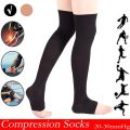 High Compression Socks Leg Support Stretch Compression Socks Anti Fatigue Pain Relief Knee High Stockings Socks for Men Women 4.9. 