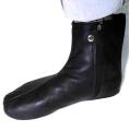 Halal Cow Leather Socks Mozay For Hajj & Umrah Slipper With Zip and Button - Single Piece Leather - Unisex. 