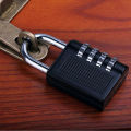 4 Digit Resettable Code Combination Lock Portable Waterproof Keyless Smart Padlock For Suitcase Gym School Locker Luggage Travel Bag Bicycle Scooter Tool Box Door Safety Security Protector Locks Anti Theft Dial Number Password High Quality Padlocks Big. 