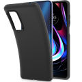 Moto EDGE (2021) Case Soft TPU Slim Smooth Flexible Protective Phone Cover Motorola Edge 2021 - Black Matte. 