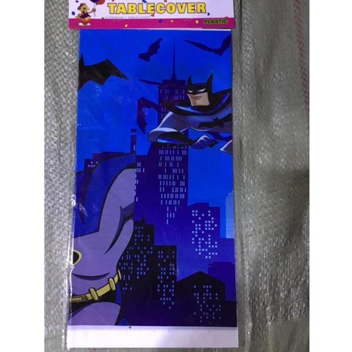 Batman Theme Table Cover For Birthday Party Supplies, Decorations and Celebrations