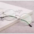 Transparent Round Shape Glasses. 
