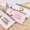 Daily Planner Weekly Day Plan Time Organizer Stuff Notebook Spiral Agenda. 