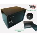Money Safe Locker Box with key Lock Medium size in pakistan. 