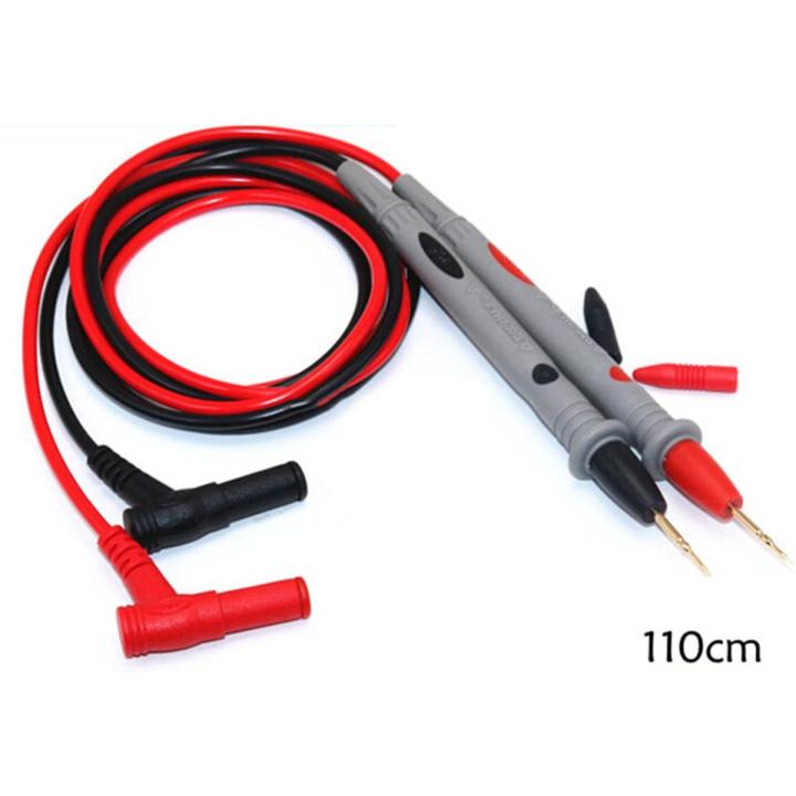 Digital Multimeter Tester 20A 1000V Probe Thin Tip Needle Cable Line