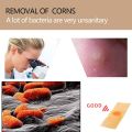 Wart Remover, Corn Cap Wart Removal Plasters Pad, Foot Corn Removal Plaster with Hole, Feet Callus Remove, Soften Skin Cutin Sticker Cure Toe Protector, Relief Pain Removal Warts Plaster 15 Pcs. 
