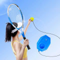 Portable Solo Tennis Trainer Rebound Tennis Ball With String Rope Self Tennis Practice Training Tool For Adults Kids Beginners. 