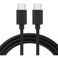 Type C to C Cable for Samsung USB Cable Original Like | Data Sync Cable | Rapid Quick Dash Fast Charging Cable | Charger Cable | Type-C to USB-C Cable (3.5 Ampere, 1 Meter/3.3 Feet, C TO C BLACK). 