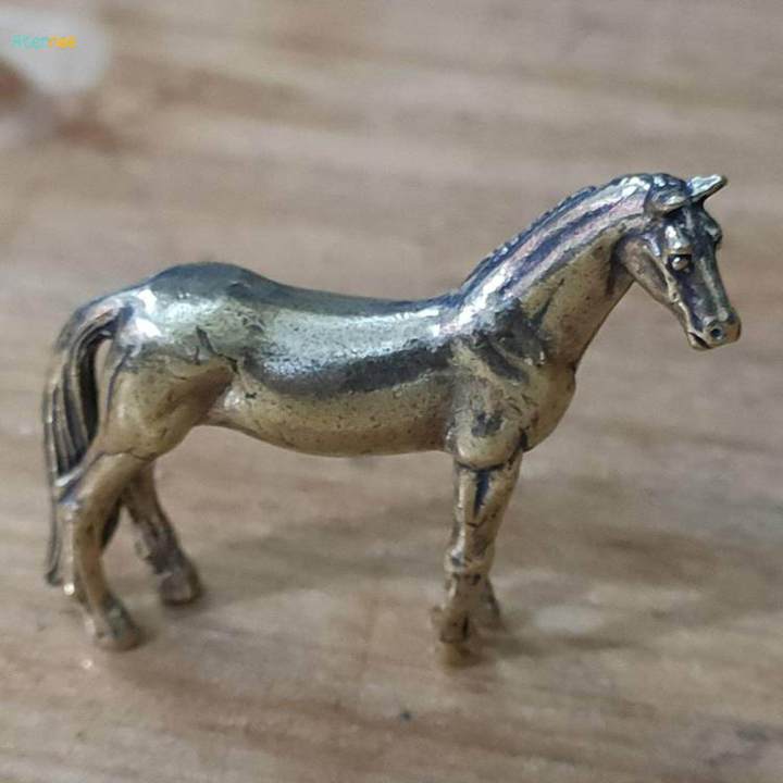Hand Painted Horse Sculpture Figurines Crafts for Home Ornaments