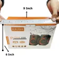 Computer Speakers FT-165 with Heavy Bass & Subwoofer - USB Powered 3.5mm Wired Multimedia Speakers for PC, Laptop & Desktop. 