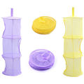 3 Shelf Hanging Storage Net Kids Toy Organizer Bag Bedroom Wall Door Closet. 