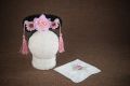 【Happy childhood memories】Newborn Baby Photography Props Headwear Chinoiserie Manchurian Headdress Infant Girl Flower Hat Chinese Princess Headwear. 