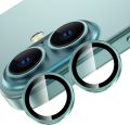 For Iphone 16/Iphone 16 Plus Camera Lens Protector HD Tempered Metal Glass Camera Screen Protector Cover Film Aluminum Alloy Lens (Case Friendly). 