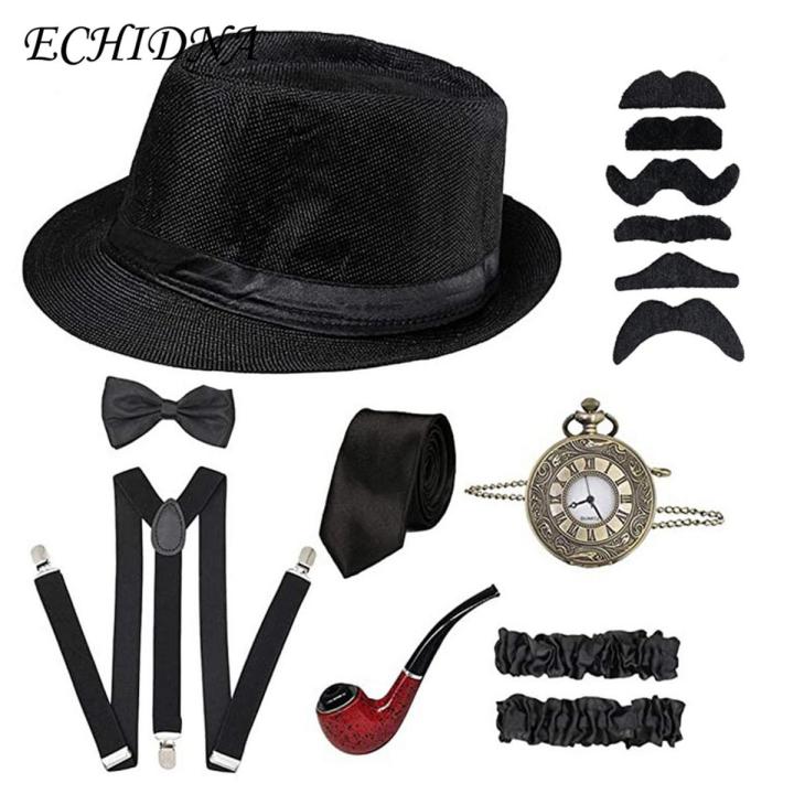 ECHIDNA Cosplay Costume Pocket Watch Mens Halloween Great Accessories Set