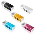 Portable High Speed Colorful 4 In 1 Usb 2.0 Micro Sd T-Flash Tf Memory Card Reader Microsd Transflash To Usb Flash Drive Adapter. 