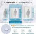 Shower Curtain PEVA Waterproof Shower Curtain Bathroom Partition Curtain Bathroom Decoration Accessories. 