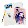 A5 Anime Demon Slayer Kimetsu No Yaiba Kamado Tanjirou Nezuko Notebook Diary Book Notepad Memo School Kids Stationery Gift. 