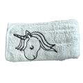 Eminence Baby Bath Towel with Hood, 75x75cm, Embroidered and Plain Exclusively Designed For Baby Wrap After Bath. 