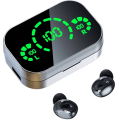 YD04 Wireless Headphones Bluetooth 5.0 Earphones Earbuds TWS Sport 9D Stereo HIFI Headset Noise Cancel LED Display Waterproof/ Bluetooth Earbuds. 