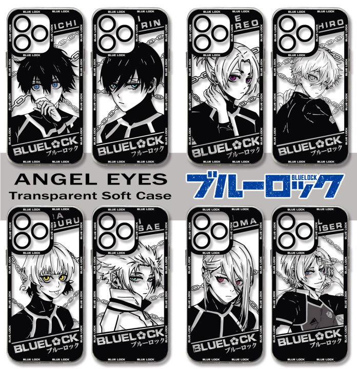 Japan Anime Blue Lock Phone Case For Xiaomi Redmi Note 12C 11 10 Pro Plus 10C 9A 9C 9T K30 K40 K50 K60 4G 5G Transparent Capa