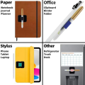 Self-Adhesive Pen Holders, Pen Holder for Notebook, and Pencil Elastic Sleeves Designed Specifically 4 Packs Orange. 