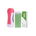 3 in 1 depilatory wax heater machine with roll on wax refill and waxing strips for body and face hair removal, waxing machine with hot wax and depilatory wax paper, depilatory roll on wax heater. 