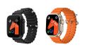 Ts8 Ultra Series 8 Men Women Bluetooth Call Heart Rate Sport Smartwatch BLACK ORANGE. 