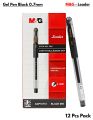 M&G Leader Gel Pen 0.7mm Black Gel Pen ( 12 Pcs Pack ). 