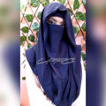 Misri Ninja Nactor Ready to Wear Hijab Women's Fashion Headscarf Wrap Trendy Muslim Hijab. 