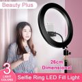 26cm Ringlight with Mobile Holder, 3 Color, Good Quality, Good Light. 