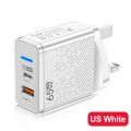 USB and PD Type C Fast Charger Wall Adapter for Android smart Phones Charge 3.0 Phone Charger. 