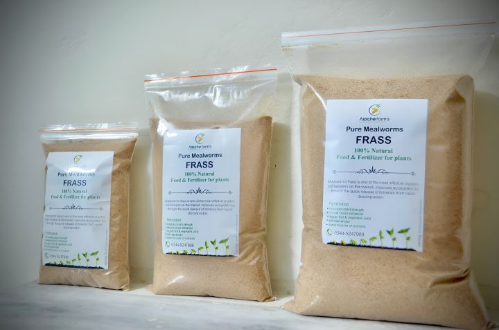 Mealworms frass fertilizer for your garden flowers & vegetable plants as organic booster for plants roots to provide extra strength & attacking colors..