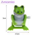 Amamia Clockwork Spring Frog Toy Smooth Kids Adults Backflip Frog Toy. 